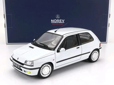 Renault Clio 16S 1991 Glacier White Norev 1:18 Bianco Nuovo 185251 GM Shop - Immagine 1 di 4