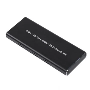 External NVME M.2 To Type C3.1 Mobile Hard Disk Box HDD Enclosure Black FY - Afbeelding 1 van 9