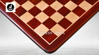 21" Solid Luxury Budrose Wood & Maple Wood  Chess Board- 55mm Square Size - Image 1 of 4