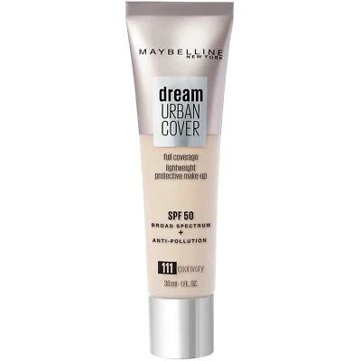 MAYBELLINE DREAM URBAN COVER MAKEUP HYDRATING FOUNDATION GRUNDIERUNG/5 FARBNUANC - Bild 1 von 4