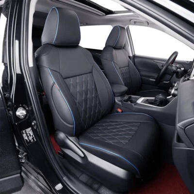 EKR Custom Fit Corolla Car Seat Covers for Toyota 2014-2026 Full Set Leather - Image 1 of 4