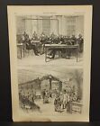 Harper's Weekly 1 Pg State Exhibits in the Agricutural Hall   1876  B8#64