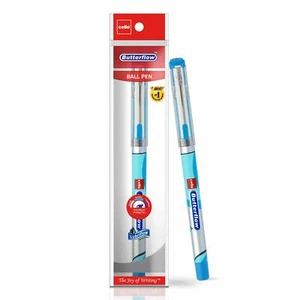 Juego de bolígrafos Cello Butterflow - paquete de 10 (azul) - Imagen 1 de 6