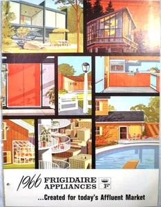 Vtg FRIGIDAIRE Appliances Catalog RETRO Kitchen Ranges Ovens Refrigerators 1966 - Picture 1 of 4