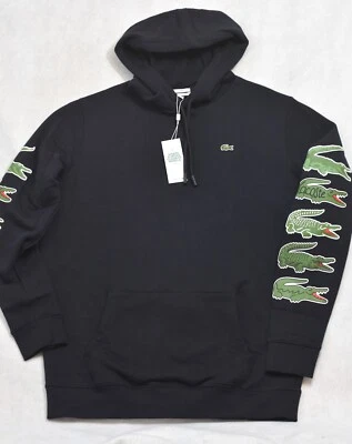 Lacoste Hoodie Activewear Sweatshirt Contrast Crocodile 1XLT XL Tall NWT - Image 1 of 4