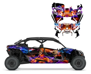 Can am Maverick X3 Max Kit de calcomanías gráficas personalizadas His and Her Zombies - Imagen 1 de 2
