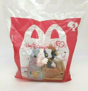 RARE GOLD McDonalds Happy Meal Runaway Railway Goofy #5 Disney 50th 2022 NEW
