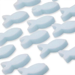 Florex Schafmilchseife mini mini Fische 50 Stück im Organzasäckchen Seife Gastge - Picture 1 of 1