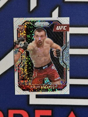 ASKAR ASKAROV 2021 PANINI PRIZM UFC MMA WHITE SPARKLE SP SSP RC #8 - Image 1 of 2