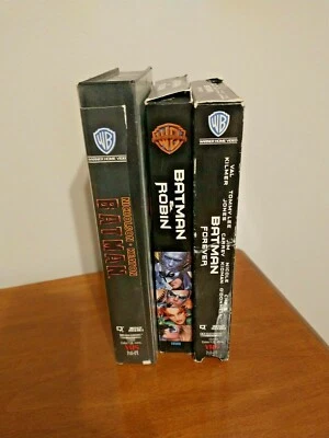 VHS Lot of 3  Batman - Batman & Robin -  Batman Forever     T53 Foto 1 de 4
