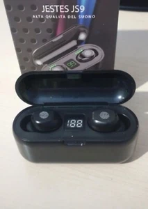 AURICOLARI BLUETOOTH 5.2 Jestes JS9 WIRELESS SPORT POWERBANK - Zdjęcie 1 z 2