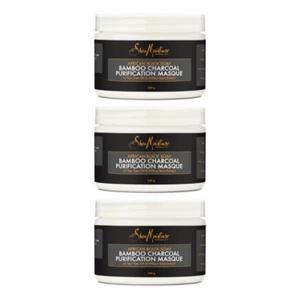 Shea Moisture African Black Soap Bamboo Charcoal Purification Masque 354ml x3 - Imagen 1 de 1