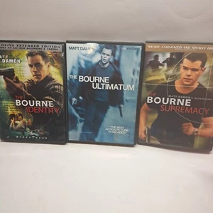 The Bourne Supremacy ,bourne Ultimatum and The Bourne Identity DVD Lot 3 Dvds - Picture 1 of 10