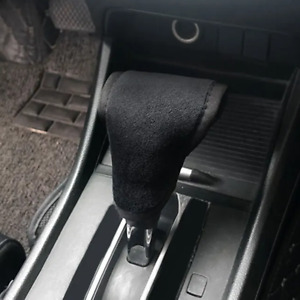 Black Car Gear Shift Knob Cover Non-Slip Manual Shifter Knob Protective Decor