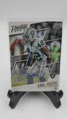 Karl Joseph Oakland Raiders #145 Auto Autograph 2018 Prestige  - Image 1 of 2