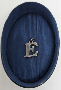 925 Sterling Silver Alphabet Initial Pendant Upper Case Letter E .5 inch 1.8g - Picture 1 of 2