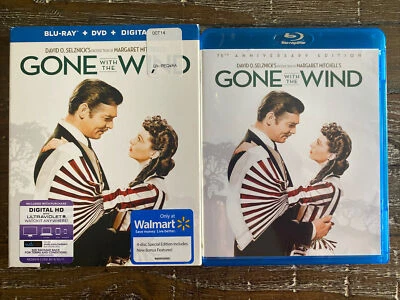 Gone With The Wind: 75th Anniversary Edition (2014,Blu-Ray/DVD/Digital) Walmart! - Image 1 of 4