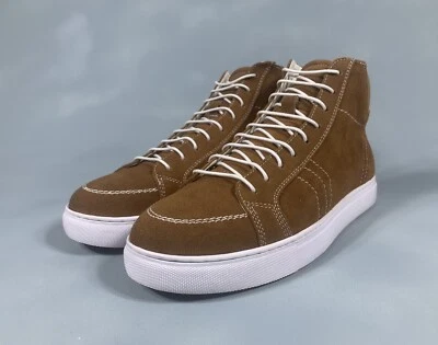 English Laundry Suede Chelsea Ankle Lace Up Boots Cognac ELH2119 Men's 10 - Image 1 of 4