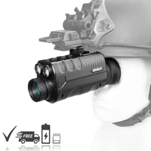 NVG40-Pro Night Vision Helmet Monocular 1X Optical / 1-6X Digital Zoom 25.8° FOV - Picture 1 of 9