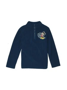 Disney Boys Blue Fleece Jacket 7 - Picture 1 of 2