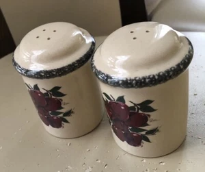 Home & Garden Party Stoneware Apple Cluster Salt & Pepper Shakers 2000 - Picture 1 of 2