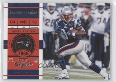 2011 Playoff Contenders Deion Branch #8 - Image 1 of 2