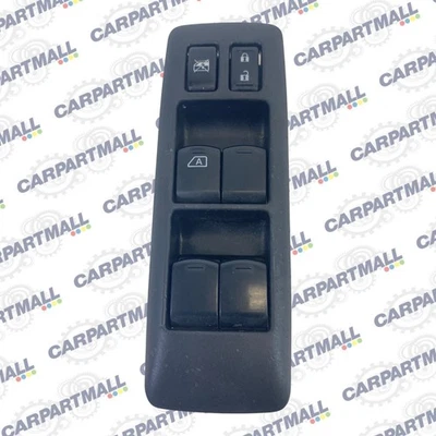 2008-2013 Nissan Rogue Front Left Driver Door Master Power Window Switch w/Bezel - Image 1 of 4