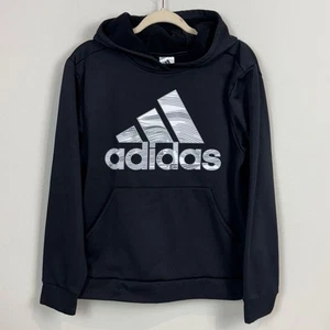 Adidas Black Logo Hoodie Youth XL - Picture 1 of 6