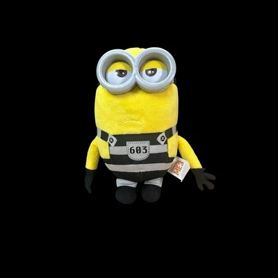 Despicable Me 3 Talking Minion Plush Tom Huggable Jail Time WORKS - Image 1 of 4