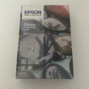 EPSON PHOTO GLOSSY PAPER 6”/4” 10cm/15cm 100 Sheets - Photo 1/3