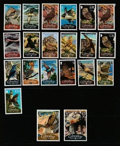 Gibraltar 2008/12 Defs, Birds of the rock, UM/MNH but I only have 21 values inst - Picture 1 of 1