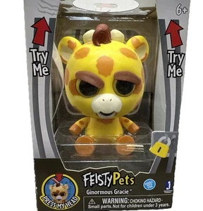 Ginormous Gracie Feisty Pets von WMC 4 Zoll Spielzeug Giraffe ab 6 Jahren 2017 NEU {N} - Bild 1 von 12