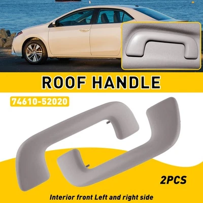 2X Agarre de manija de techo interior delantero L+R para Toyota Corolla Yaris Foto 1 de 4