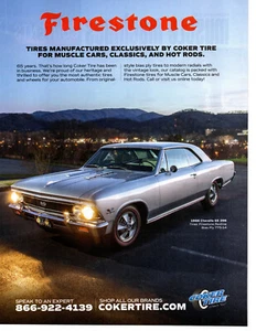 1966 CHEVROLET CHEVELLE SS 396 ~ GREAT TIRE AD - Picture 1 of 2