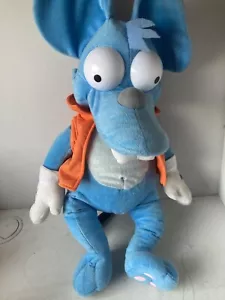 2006 The Simpsons Itchy Blue Mouse Large Plush Soft Toy 15" Scratchy - Picture 1 of 6