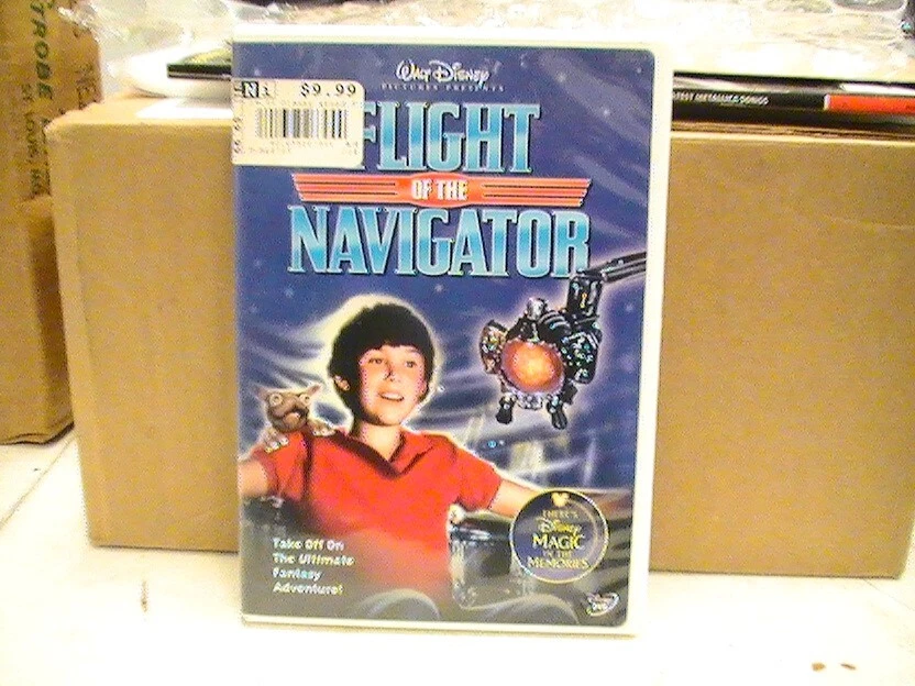Flight of the Navigator DVD 1986 Joey Cramer UFO Space Aliens Parker Reubens PG  - Image 1 of 4