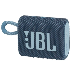 JBL GO 3 Portable Bluetooth Waterproof Speaker - Blue - Picture 1 of 2