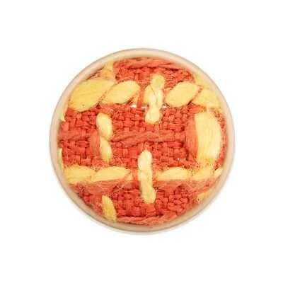 5pcs Metal Button with Yarn Decor for Fashion, Craft Sewing Projects DIY 18-25mm - Image 1 of 3