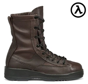 BELLEVILLE 330 ST WET WEATHER BROWN STEEL TOE FLIGHT BOOTS - ALL SIZES - NEW - Picture 1 of 8