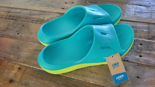 HOKA ONE ONE Sandali donna HOKA ORA da recupero 3 SLIDES nuovi con etichette giovani CERAMICA & PRIMULA W8.5 Y7