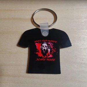 Scary Movie T-shirt Horror Keychain - Picture 1 of 3