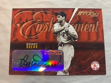 Bobby Doerr - 2003 Donruss Studio HOF Enshrinement Autograph Auto Signed /100 SP