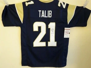 AQIB TALIB SIGNED AUTO LOS ANGELES RAMS BLUE JERSEY JSA AUTOGRAPHED - Picture 1 of 2