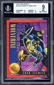 1993 Uncanny X-Men Series II WOLVERINE Omega Red BGS 9 Graded MCU New Case Pop 3 - Picture 1 of 2