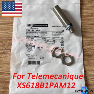 New In Bag For Telemecanique XS618B1PAM12 Proximity Sensor PNP 12-48VDC
