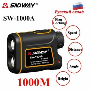 SNDWAY 1000m Golf Laser Range Finder Telescope Distance Meter 7X Magnification - Picture 1 of 18