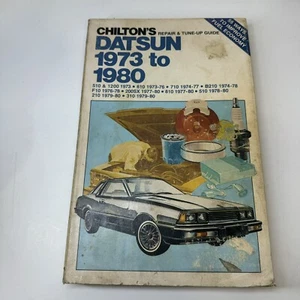 Chilton’s Datsun 1973 To 1980 Repair & Tune Up Guide Car Book Manual Preowned  - Picture 1 of 8
