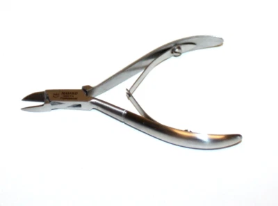 kleine Nagelzange Eckenzange gerade Schneide Fußpflege Zange Edelstahl RF 10 cm