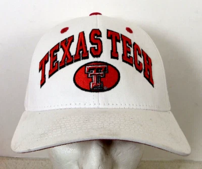 Texas Tech Red Raiders Hat Cap Snap Back Mens NCAA College Zephyr White - Image 1 of 4