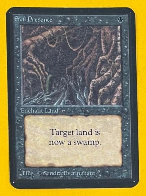 MTG EVIL PRESENCE Alpha (OldManMTG 008-262) - Image 1 of 3